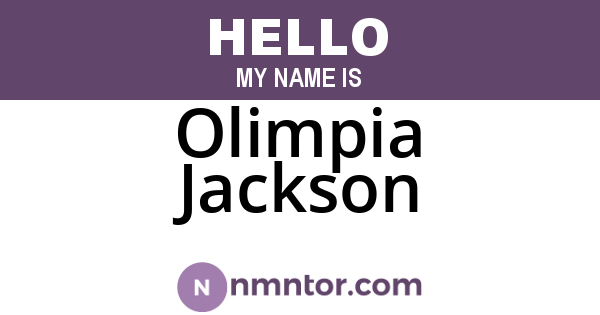 Olimpia Jackson