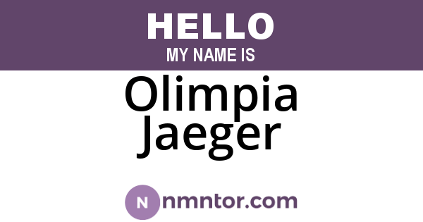 Olimpia Jaeger