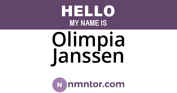 Olimpia Janssen