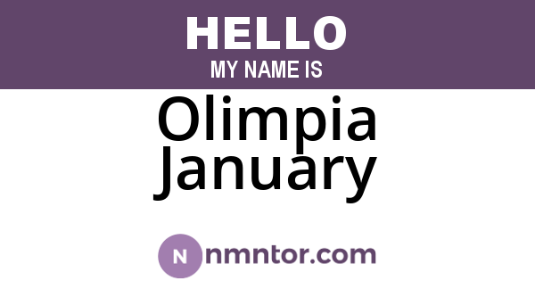 Olimpia January