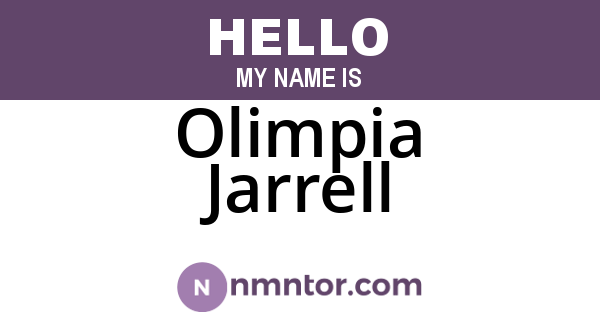 Olimpia Jarrell