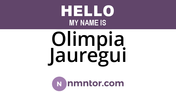 Olimpia Jauregui