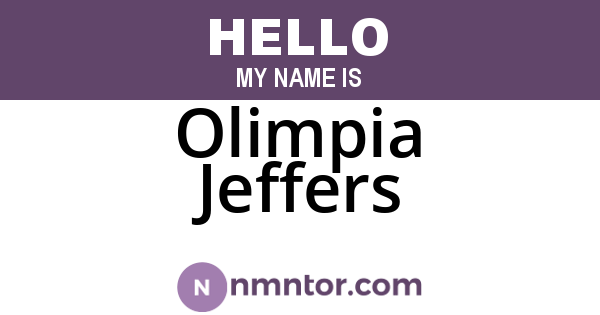 Olimpia Jeffers