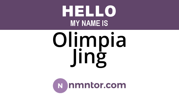 Olimpia Jing