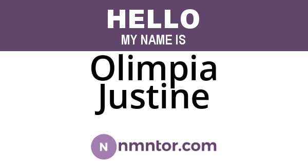 Olimpia Justine