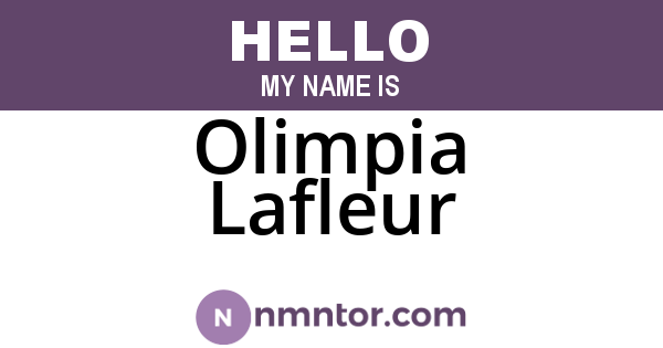 Olimpia Lafleur
