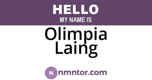 Olimpia Laing