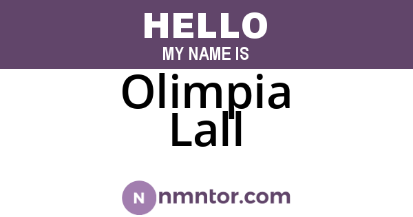 Olimpia Lall
