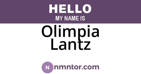 Olimpia Lantz