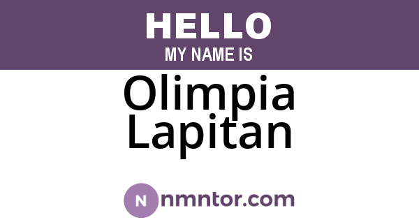 Olimpia Lapitan