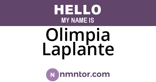 Olimpia Laplante
