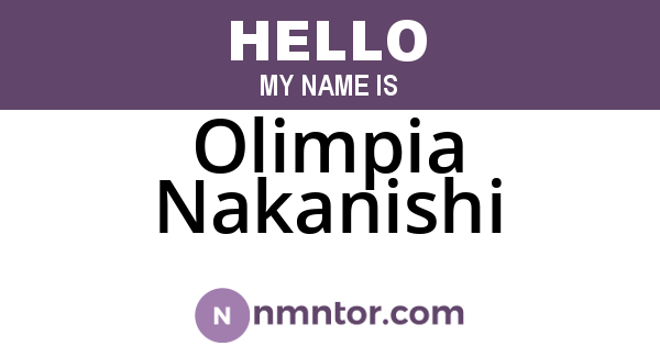 Olimpia Nakanishi