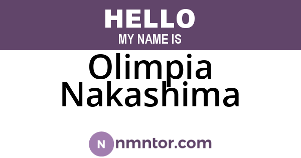 Olimpia Nakashima