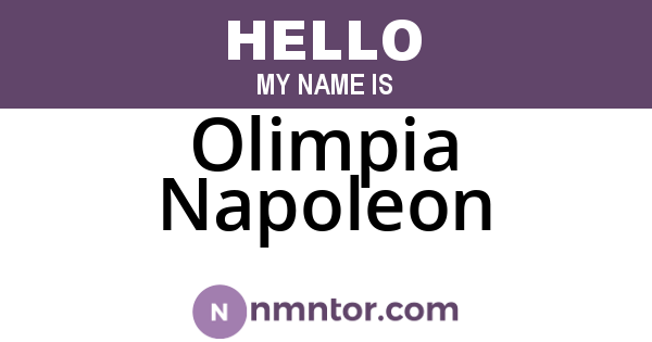 Olimpia Napoleon