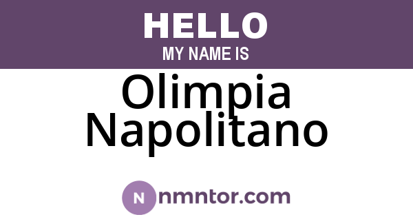 Olimpia Napolitano