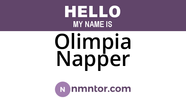 Olimpia Napper