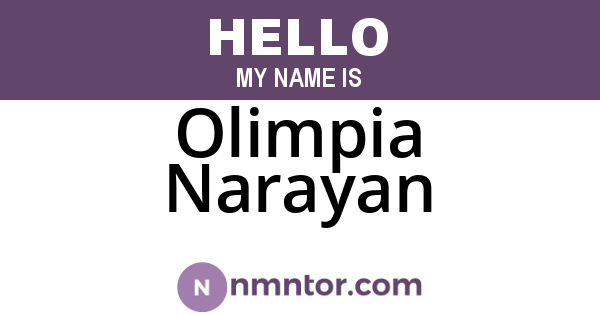 Olimpia Narayan