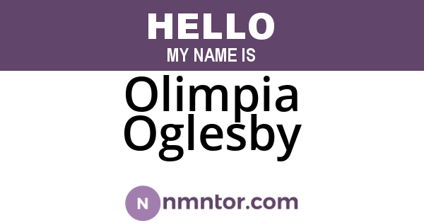 Olimpia Oglesby