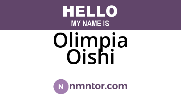 Olimpia Oishi