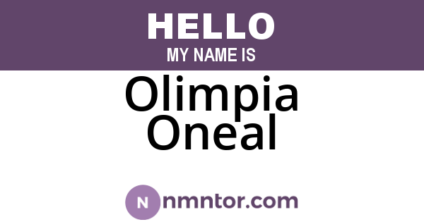 Olimpia Oneal