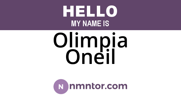 Olimpia Oneil