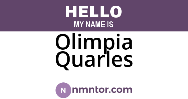 Olimpia Quarles