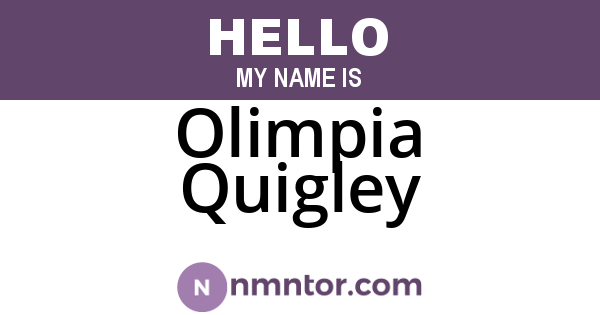 Olimpia Quigley
