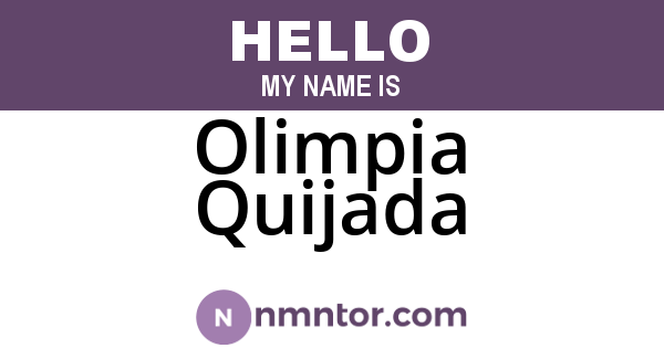 Olimpia Quijada