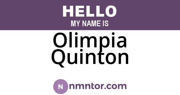 Olimpia Quinton