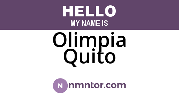 Olimpia Quito