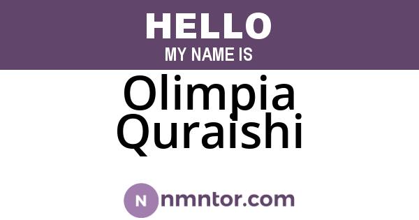 Olimpia Quraishi