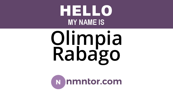 Olimpia Rabago