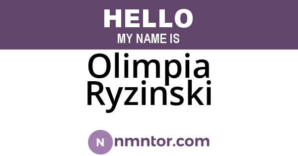 Olimpia Ryzinski