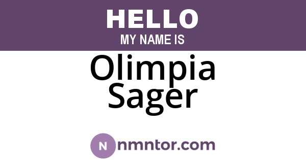 Olimpia Sager