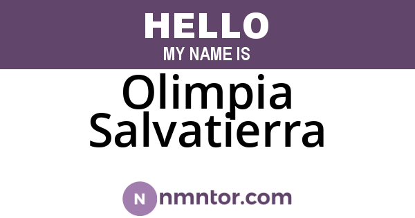 Olimpia Salvatierra