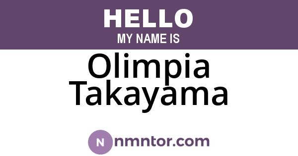 Olimpia Takayama