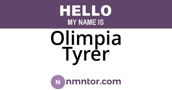 Olimpia Tyrer