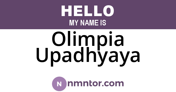 Olimpia Upadhyaya