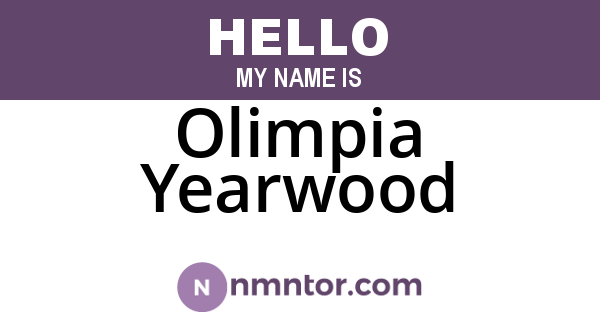 Olimpia Yearwood