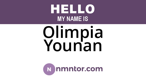 Olimpia Younan
