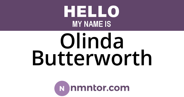 Olinda Butterworth