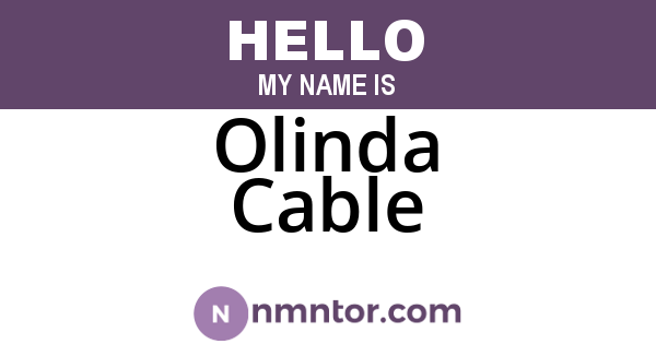 Olinda Cable