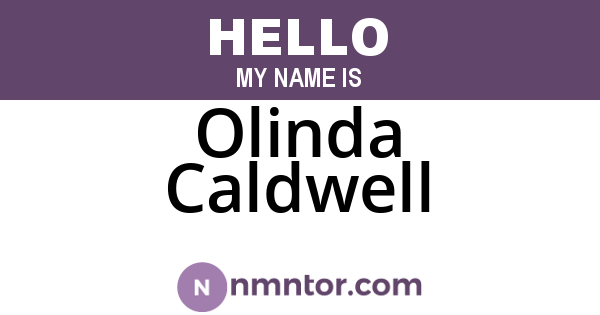 Olinda Caldwell