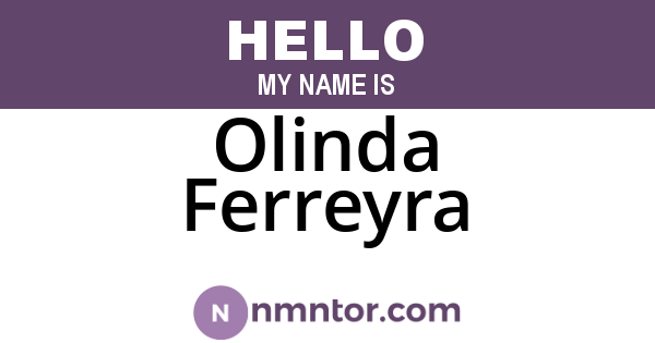 Olinda Ferreyra