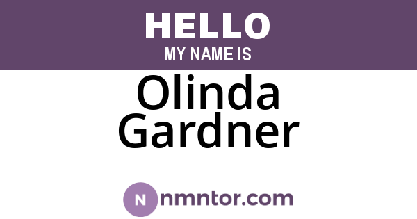 Olinda Gardner