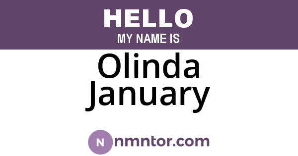 Olinda January