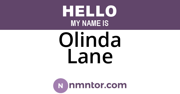 Olinda Lane