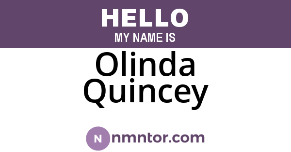 Olinda Quincey