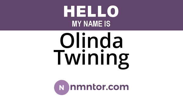 Olinda Twining