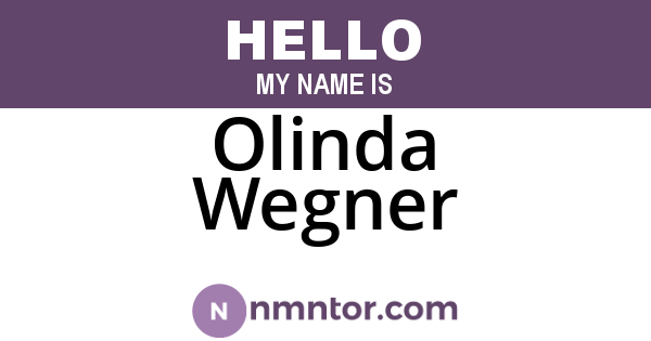 Olinda Wegner